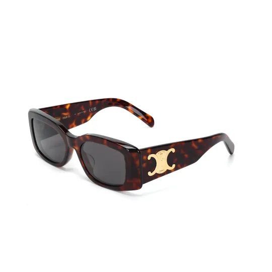 CELINE Square Sunglasses Women's Tortoiseshell