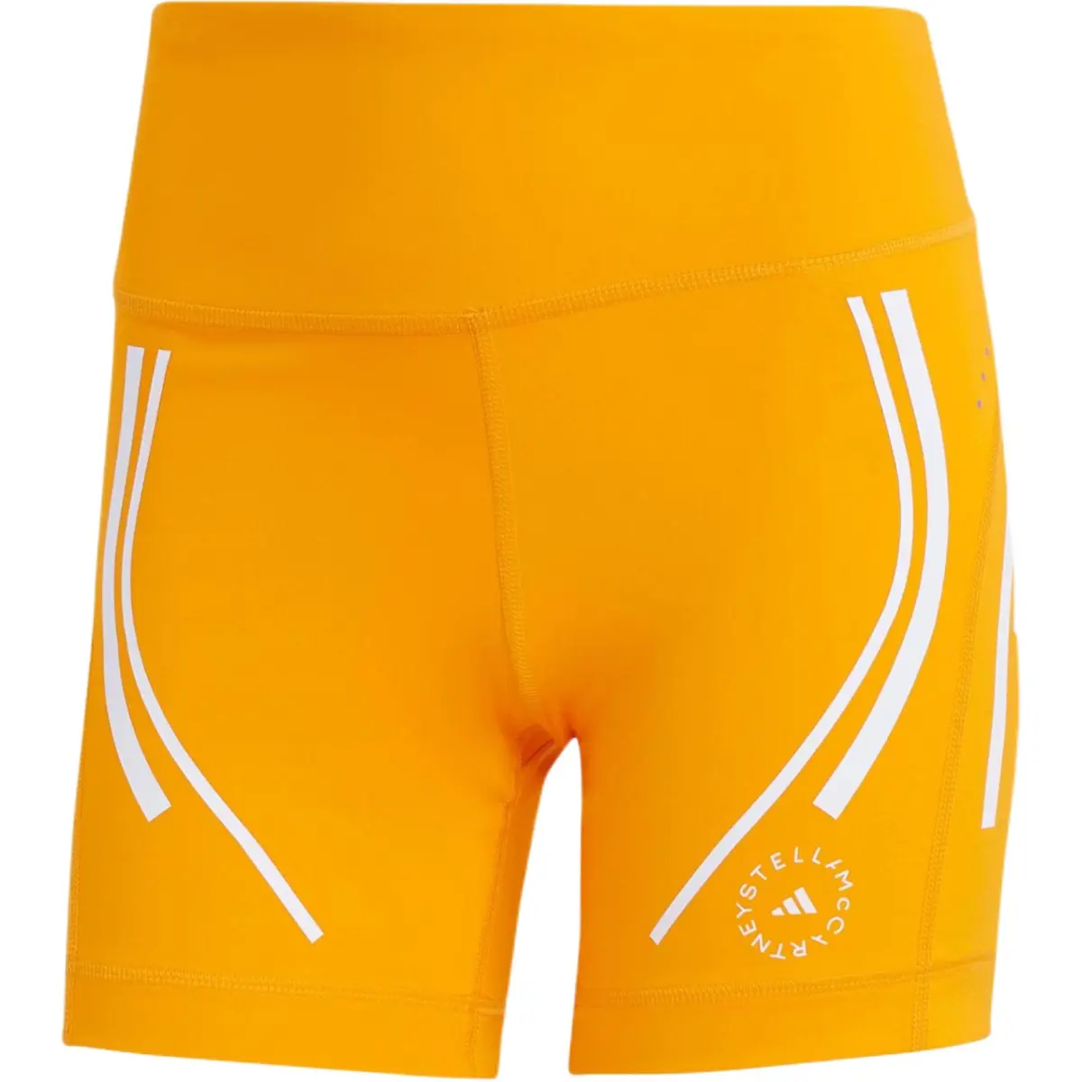Adidas X Stella McCartney Casual Shorts Women's Dark Orange Yellow Moderate