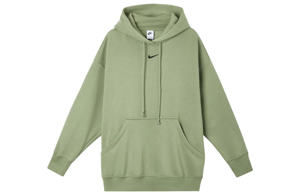 Nike Sweatshirts Women's Green Hooded Moderate Other