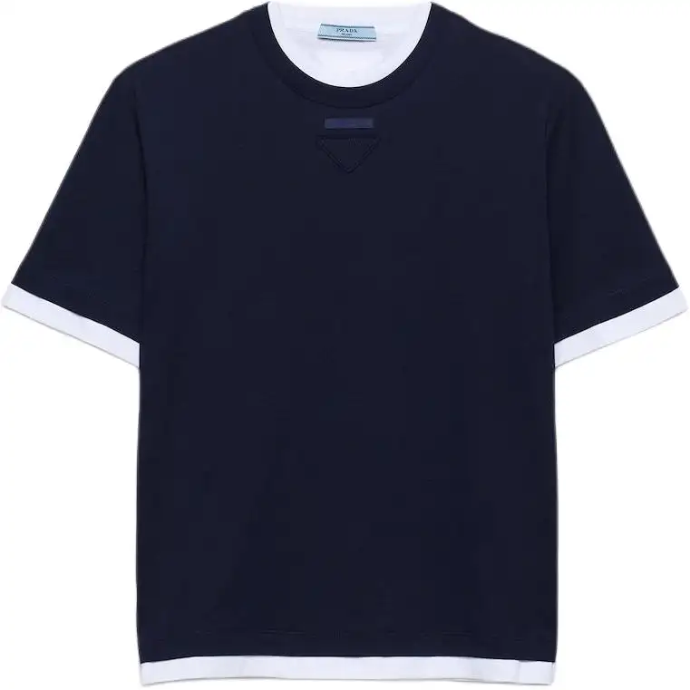 PRADA Drop Shoulder Sleeve T Shirt Women's