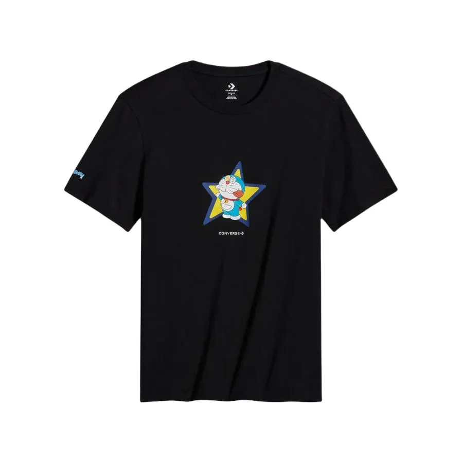 Converse X Doraemon Graphic Printed Crewneck T Shirt