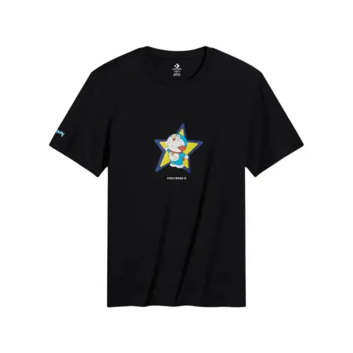 Converse X Doraemon Graphic Printed Crewneck T Shirt