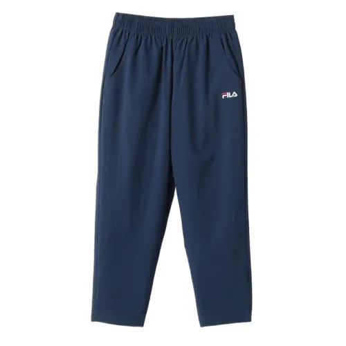 FILA Casual Pants Women's Blue Moderate Straight Fit Pants