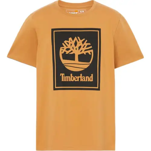 Timberland T Shirts Unisex Brown TB0A69BK Crew Neck Moderate