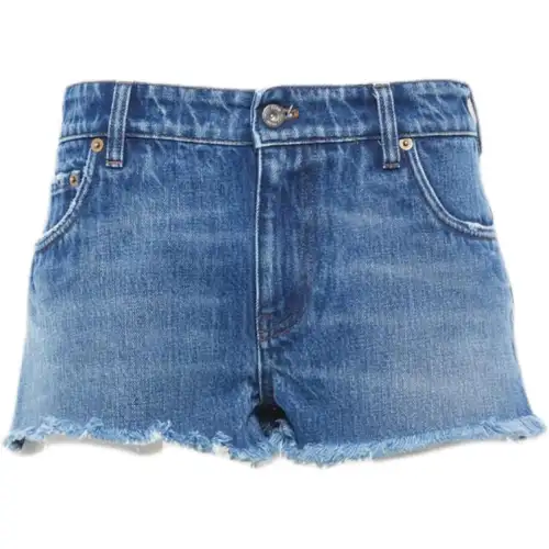 Miu Miu low-rise denim mini shorts