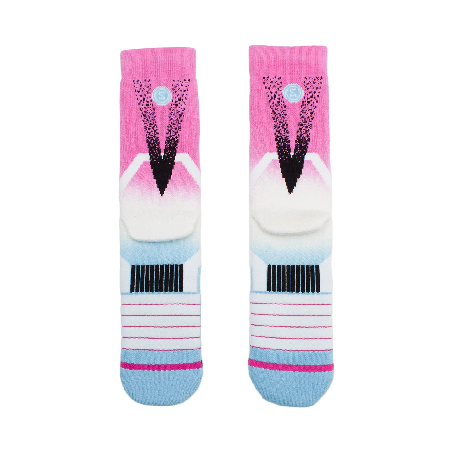 Li Ning Basketball Collection Basketball Socks Unisex 1 Pack Blue Pink