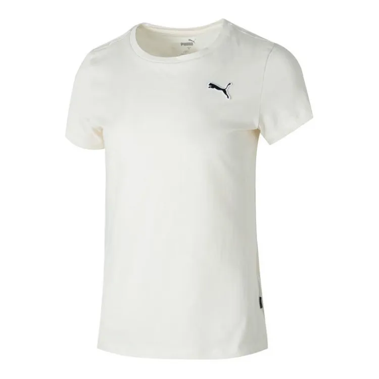 PUMA Set in Sleeve T Shirt Women's White