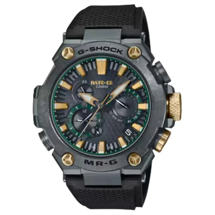 CASIO MRG B2000 Collection Bluetooth Wave 200m Waterproof Solar Quartz Movement Rubber Strap Watch