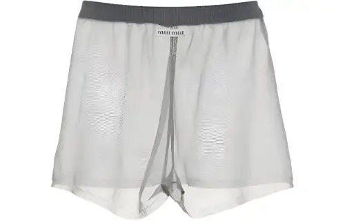 MIU MIU Casual Shorts Women's Light Gray