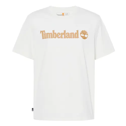 Timberland T Shirts Men's White Crew Neck Moderate