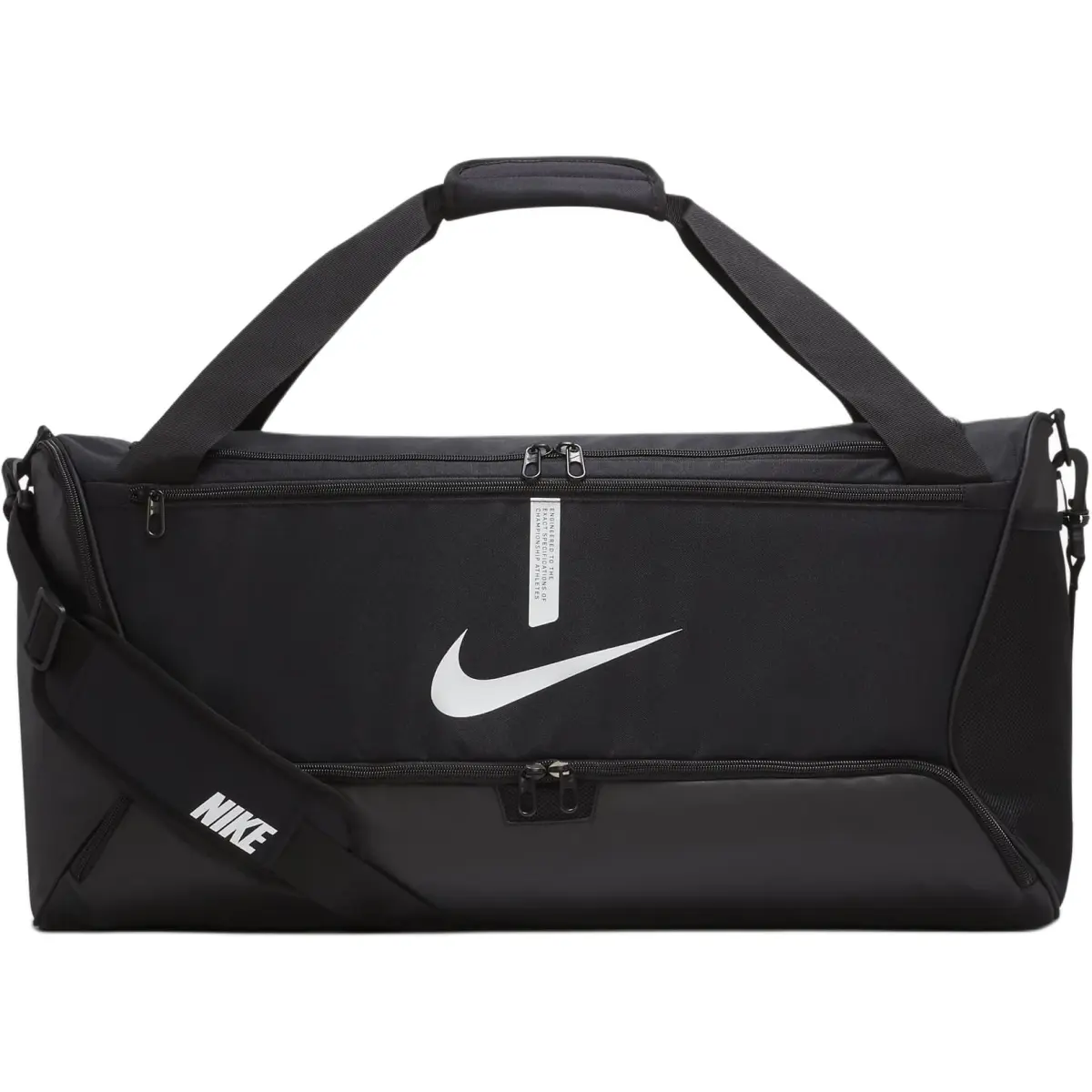 Nike 60L Polyester Portable One Shoulder Crossbody Camping Bag Travel Bag Unisex Black