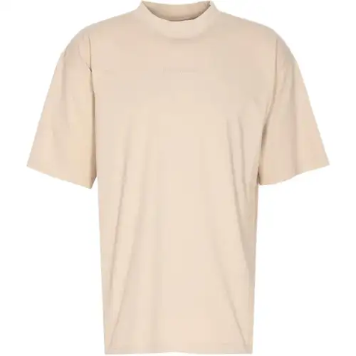 Balenciaga Logo Embroidered Distressed T Shirt