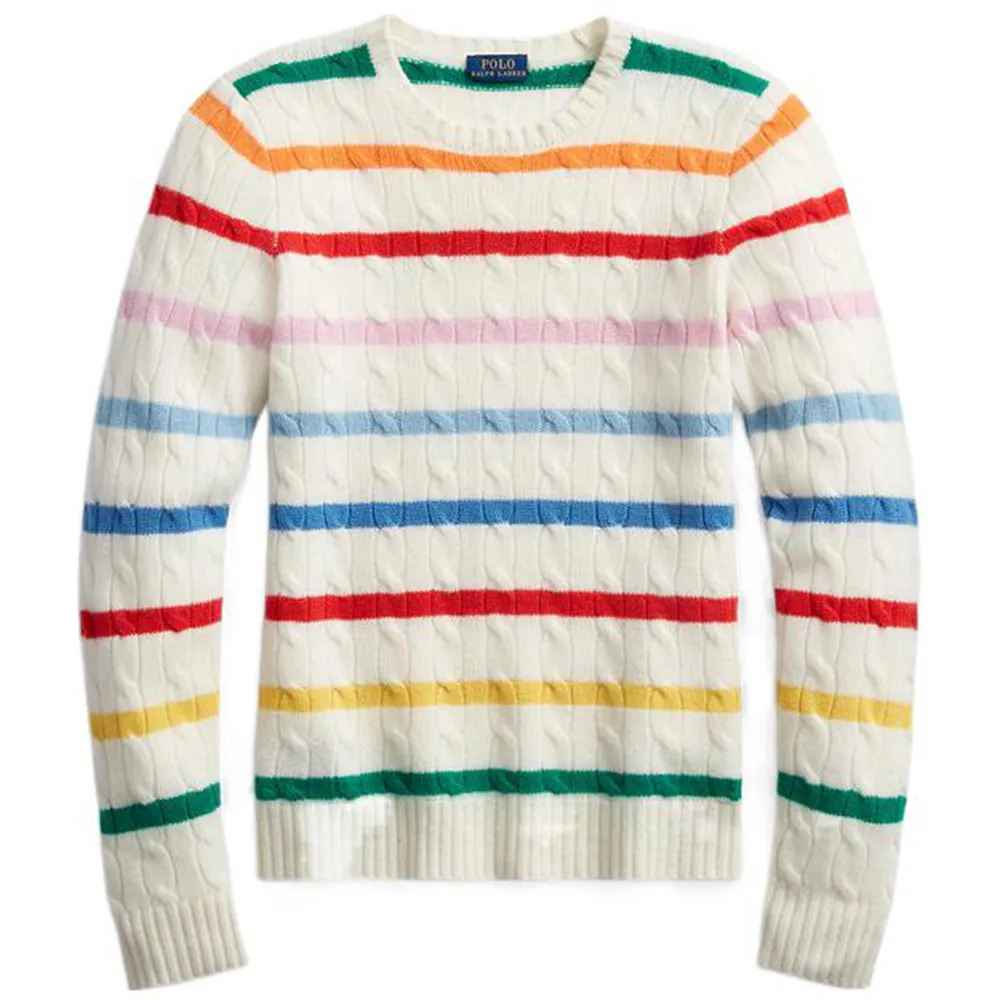 Polo Ralph Lauren Cashmere Sweater Slim Fit Women's Multicolor