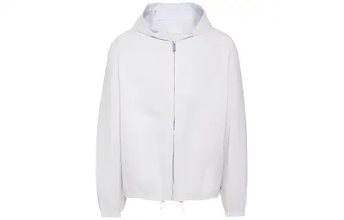 PRADA Nappa Hooded Leather Jacket