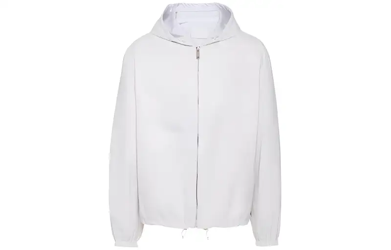 PRADA Nappa Hooded Leather Jacket