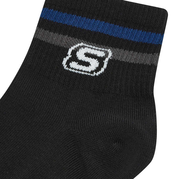 Skechers Ankle Socks Unisex 2 Pack Black