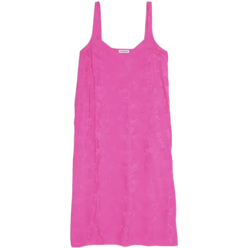 Balenciaga SS22 Sleeveless Dress Women's Pink