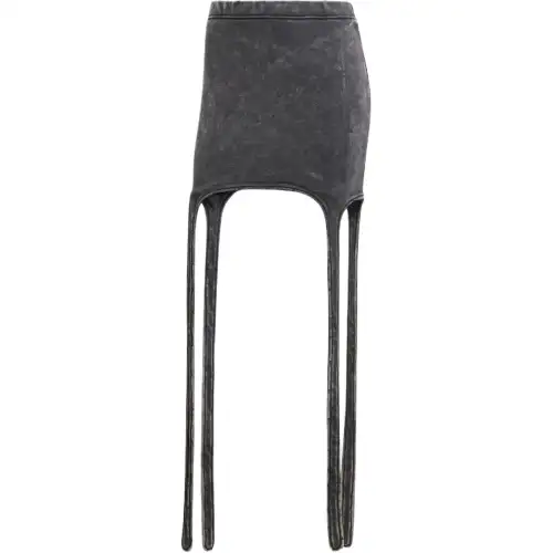 Adidas Originals Premium Distressed Skirt Casual Short Skirts Women's Black