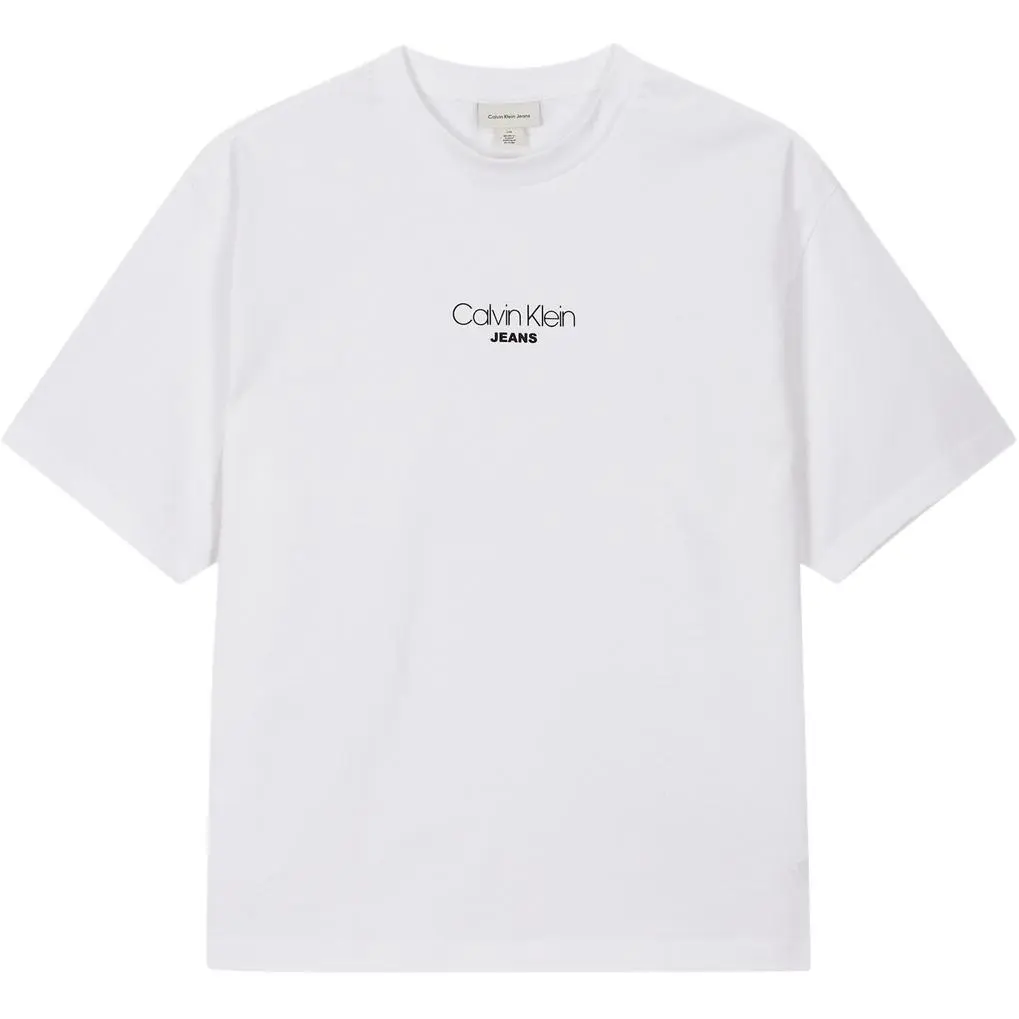 Calvin Klein logo-embroidered cottont-shirt