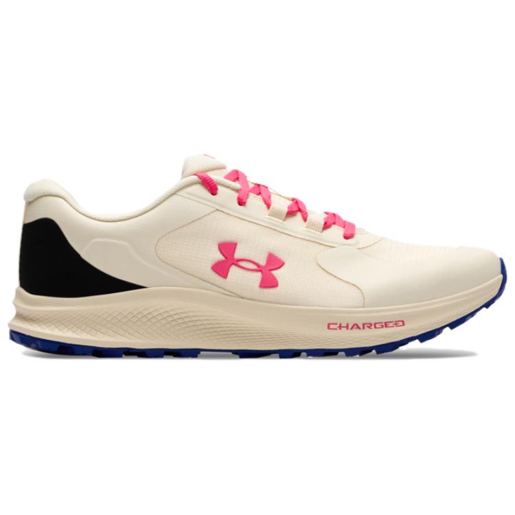 Under Armour Charged Bandit Trail 3 Breathable Low top Running Shoes Men’s Butter White