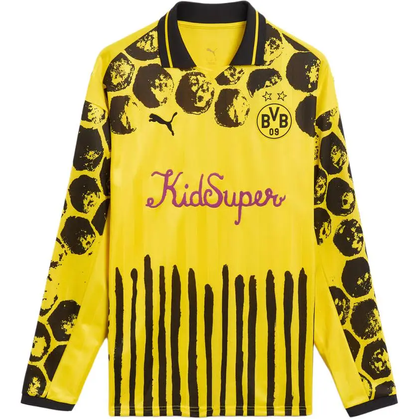 PUMA X Kidsuper Bvb Borussia Dortmund Long Sleeved T Shirt