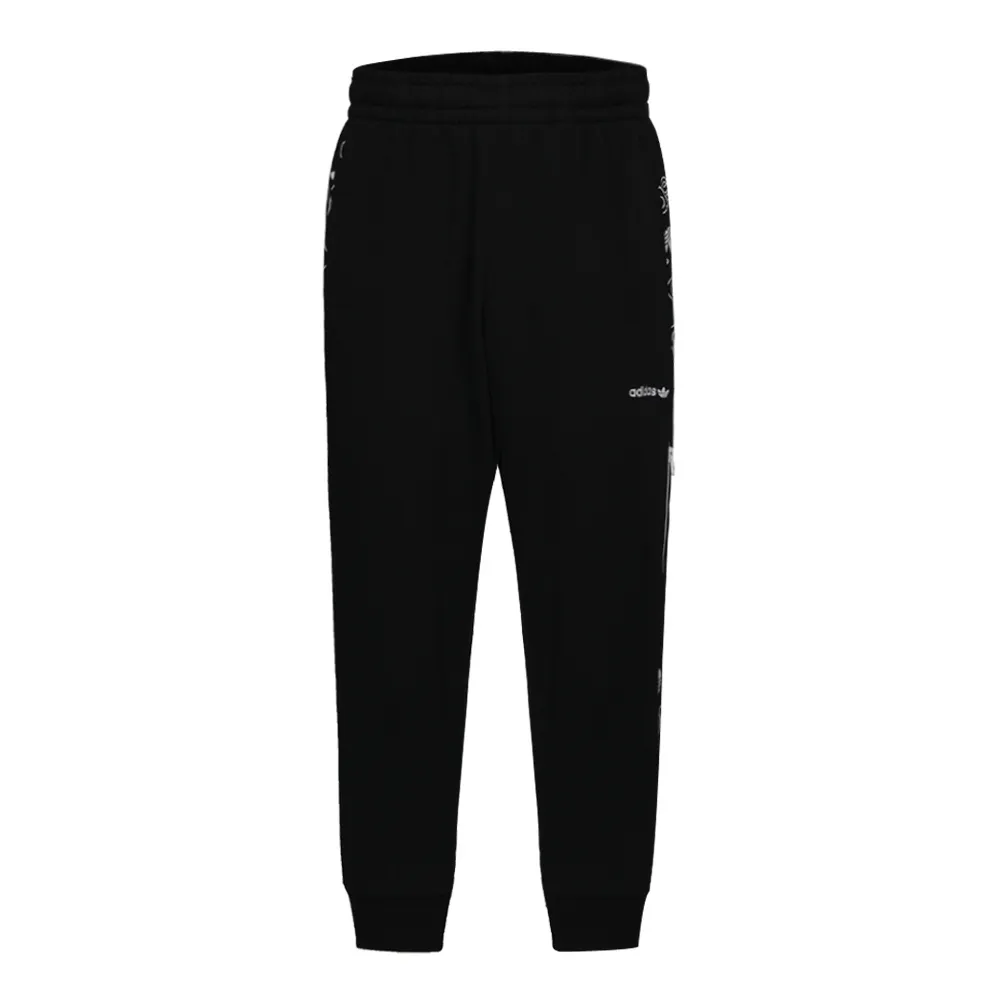 Adidas Originals GRAPHICS 3/4 OP Knitted Sweatpants Men's Black