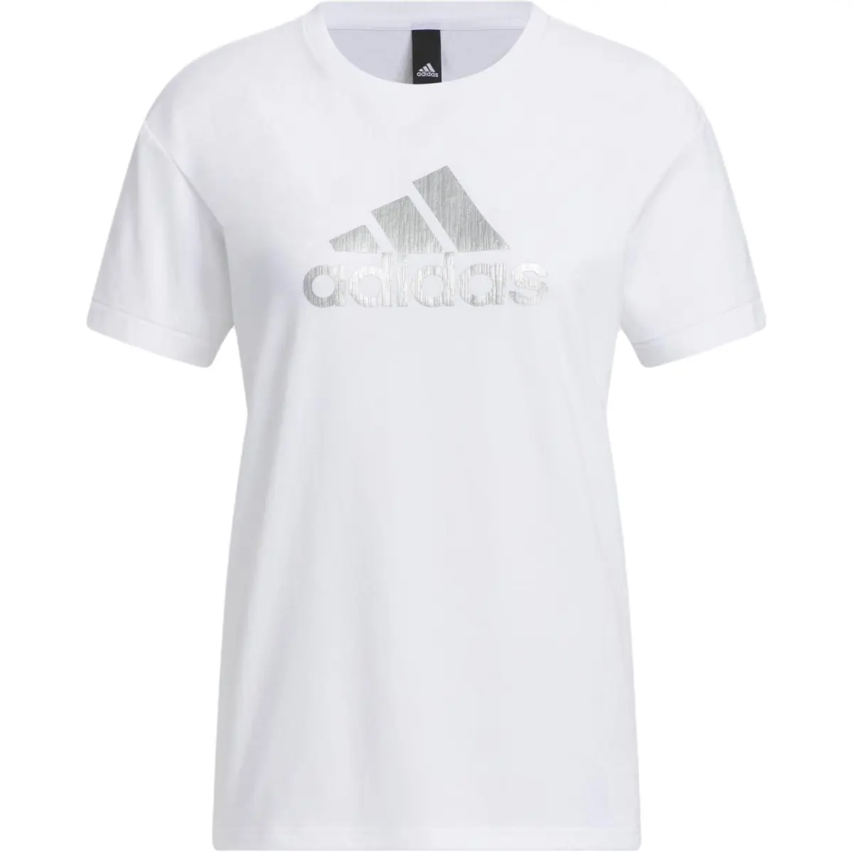 Adidas Drop Shoulder Sleeve T Shirt Women's White