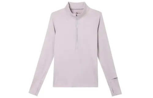 Under Armour Qualifier SS25 T Shirt Women's Daybreak Gray Pink