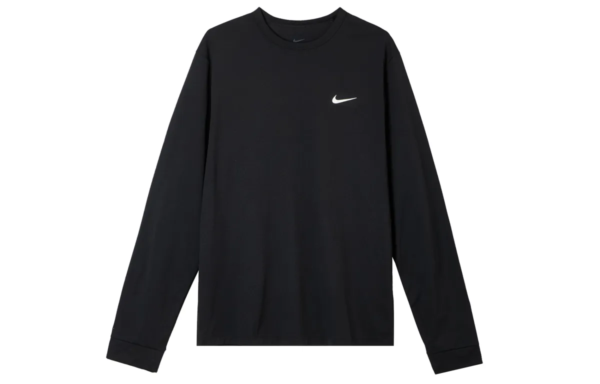 Nike T-Shirts Men's Black Crew Neck Moderate
