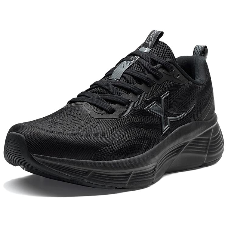 XTEP Cushioning Coverage Lightweight Low top Long Distance Running Sprint Running Shoes Women’s Black