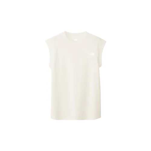 THE NORTH FACE T Shirts Women's Beige Crew Neck