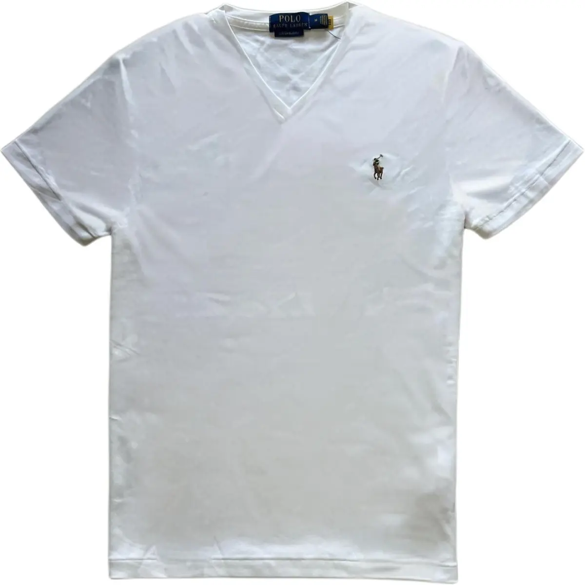 Polo Ralph Lauren T-Shirt Custom Slim Fit Men's White