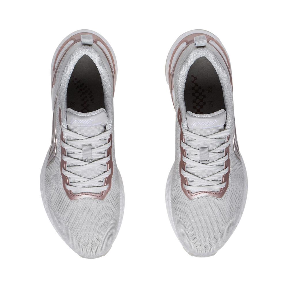 Li Ning Cushioning Breathable Low top Casual Running Shoes Women’s Antarctic Gray