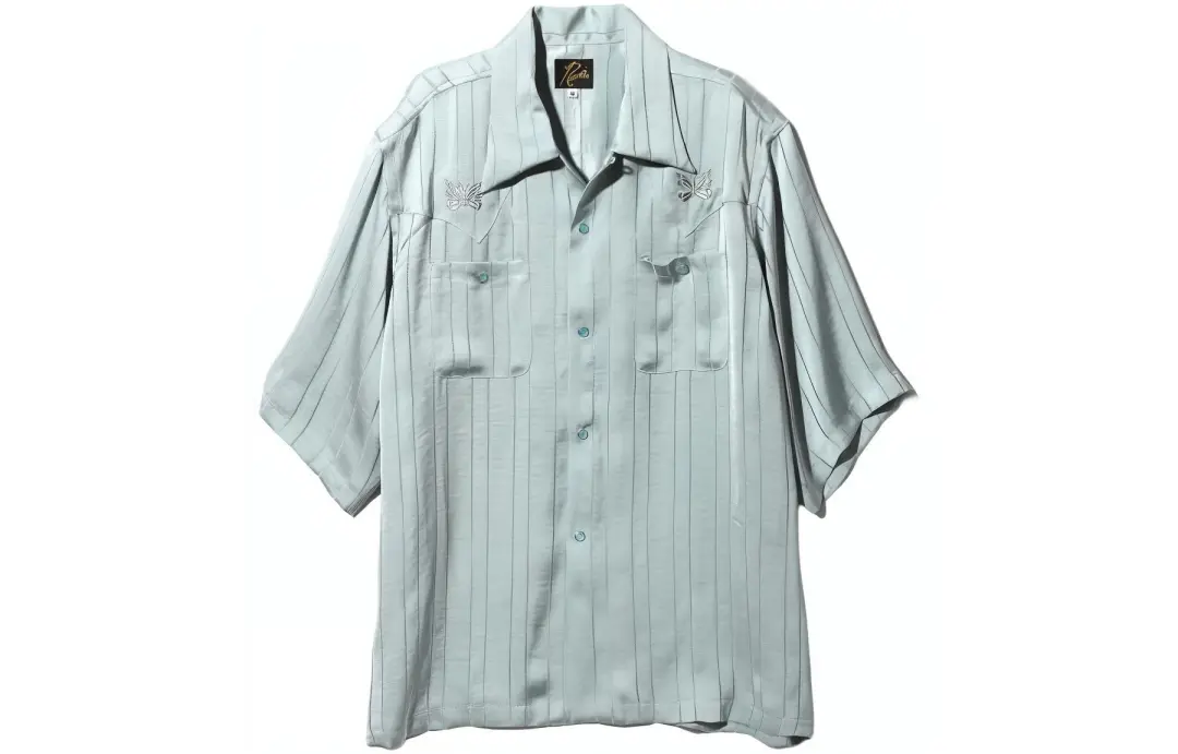 Needles Shirts Unisex Mint Pointed Collar Moderate Other