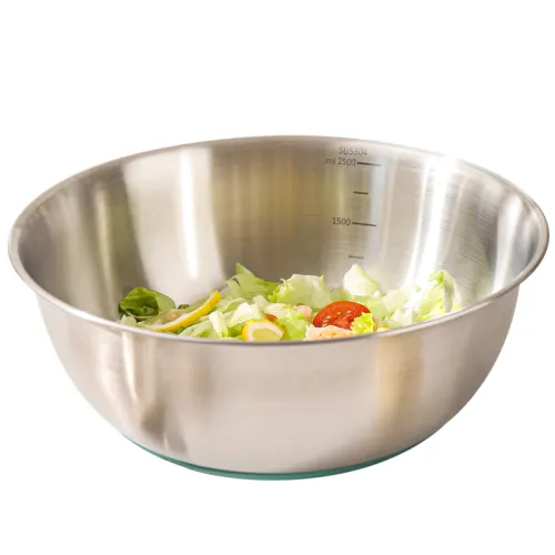 Kawashimaya KAWASIMAYA 304 stainless steel basin food-grade cooking basin drain basket washing vegetable salad basin egg beating and basin bowl
