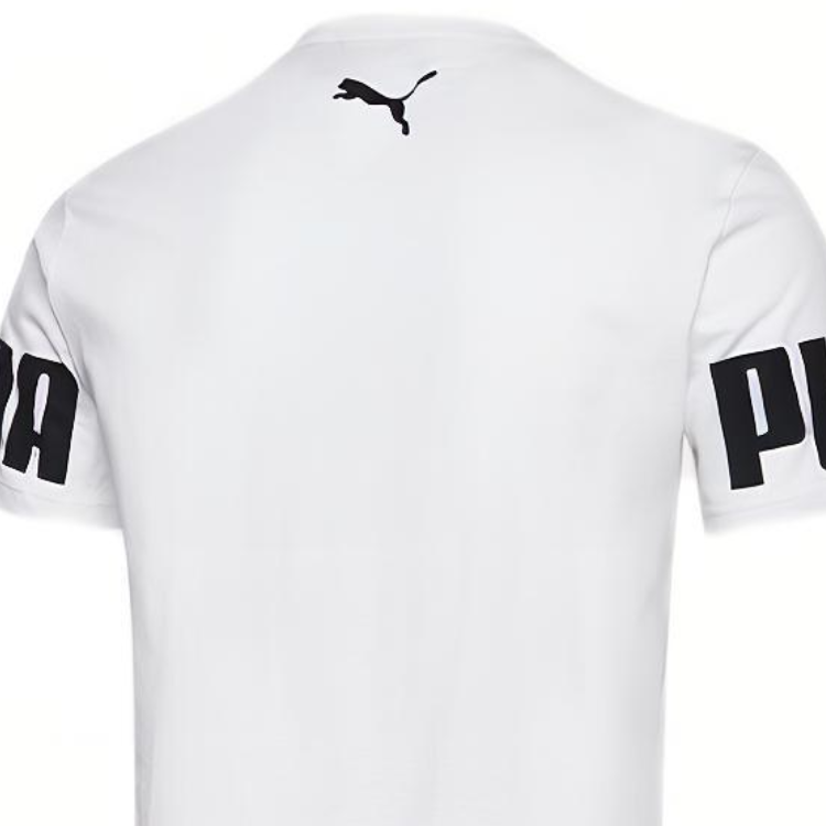 Мужская футболка PUMA Rebel (белая) — фото 4