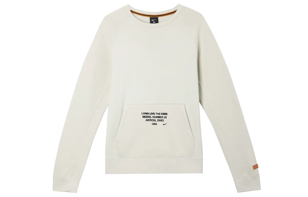 Nike As Lebron M Nk Ls Crew Sweatshirt Men's Beige