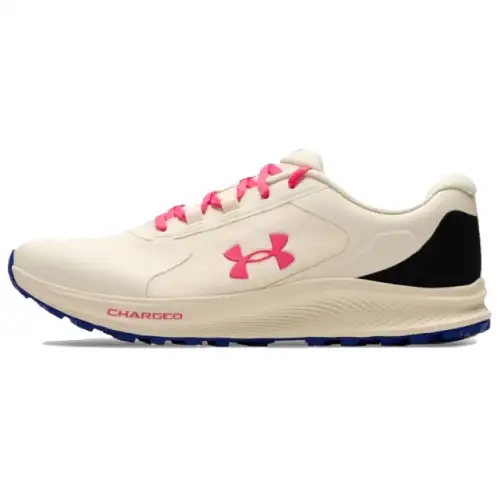 Under Armour Charged Bandit Trail 3 Breathable Low top Running Shoes Men's Butter White