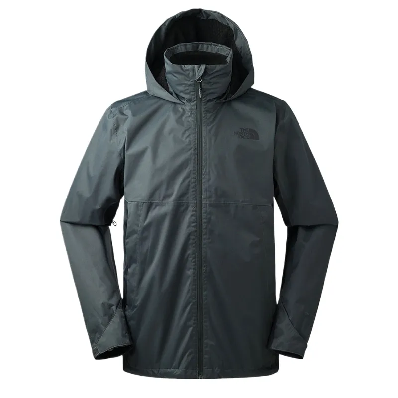 THE NORTH FACE Jackets Men's Dark Gray Hooded (Non-detachable) Moderate Straight Fit