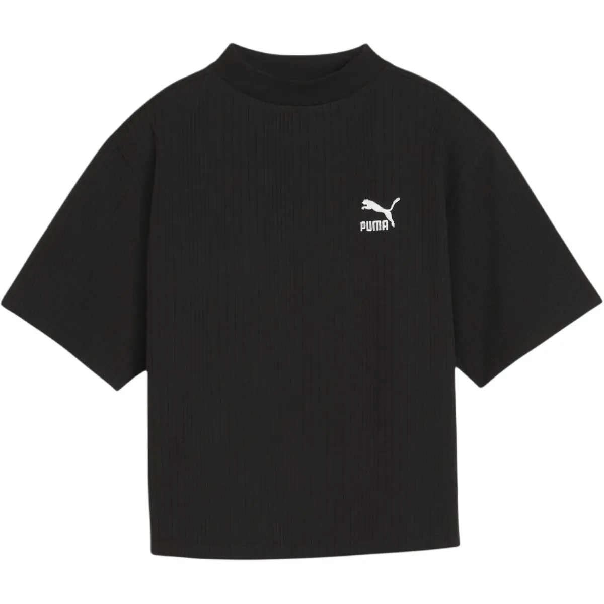 PUMA T-Shirts Women's Black Half-Turtleneck Moderate Other