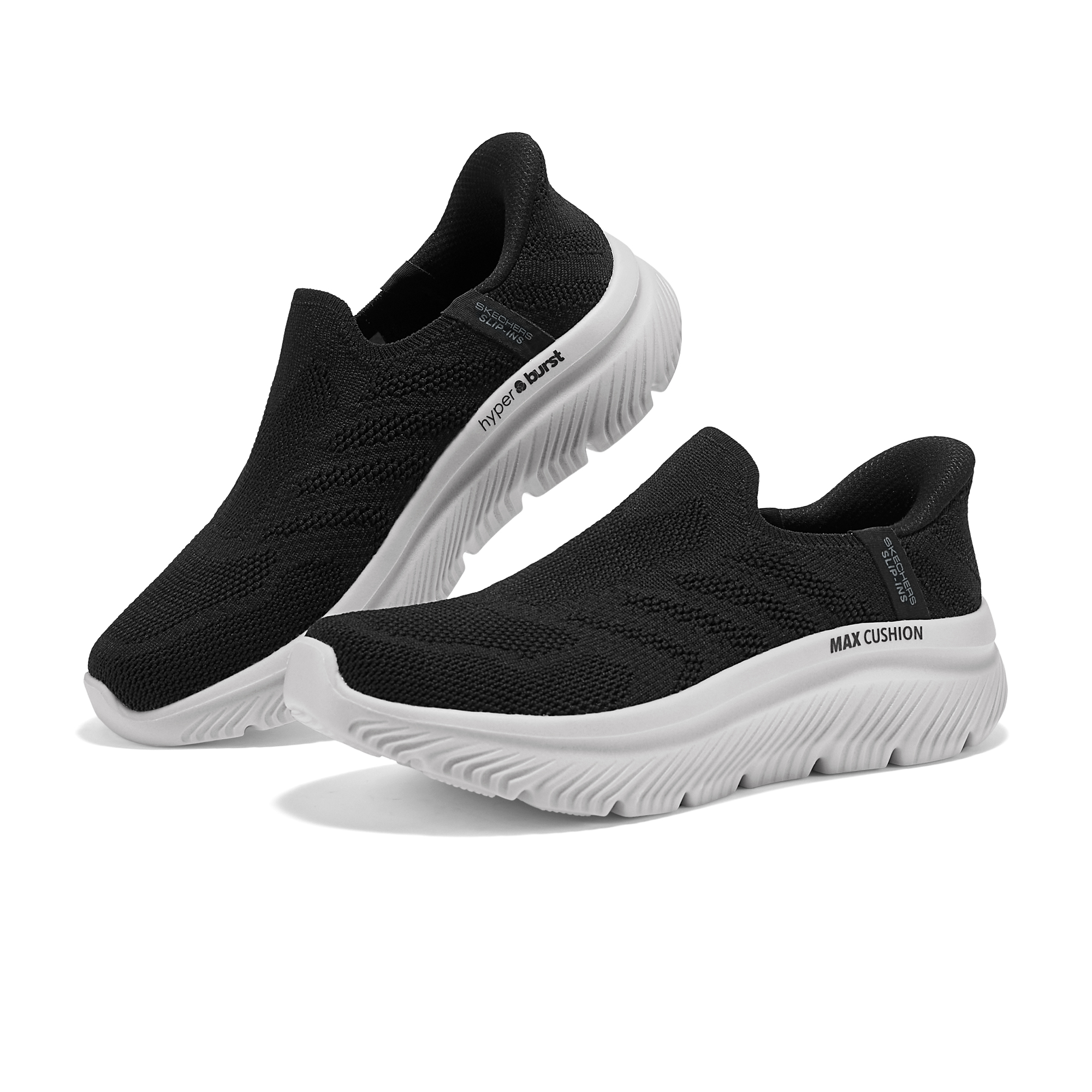 Skechers Women’s GO WALK Breathable Support Low top Casual Shoes Women’s Black White