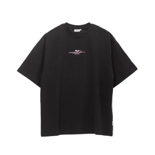 FILA T Shirts Men's Black Crew Neck