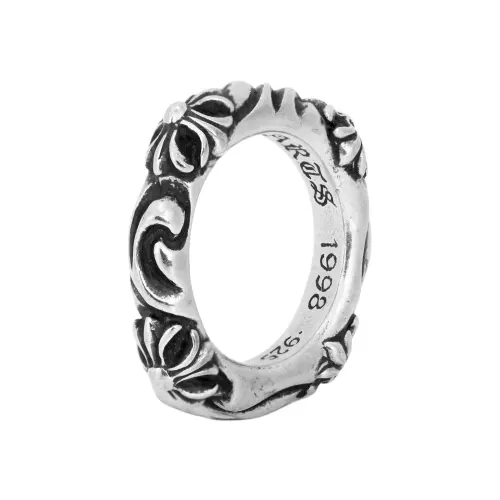 Chrome Hearts 925 Sterling Silver Rings Unisex Silver