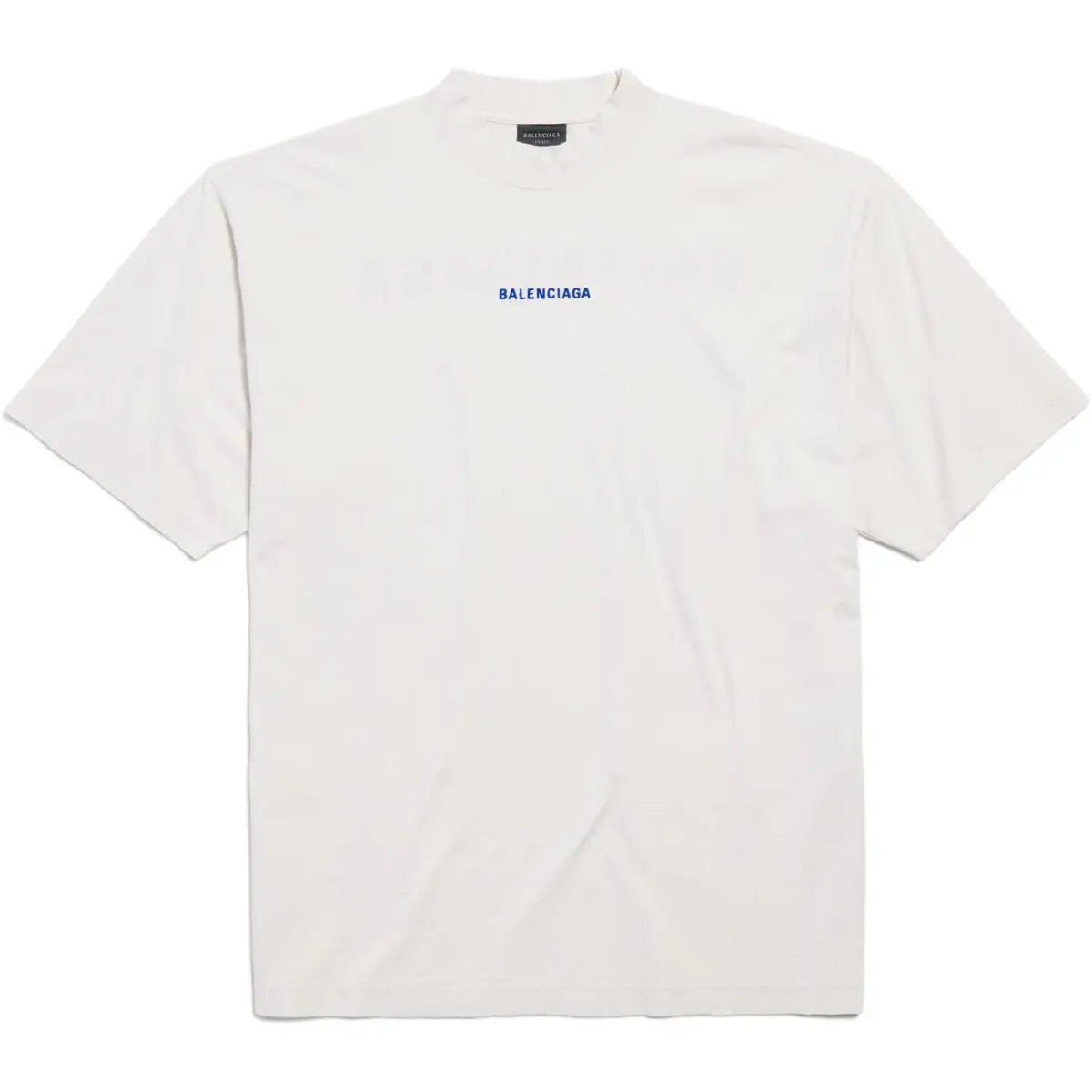 Balenciaga FW25 T Shirt Regular Fit Unisex Distressed White