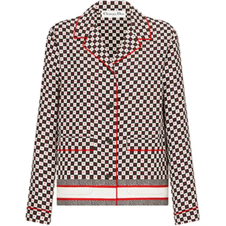 DIOR Quarterly New Products Jackets Women's Black Lapel Moderate Other