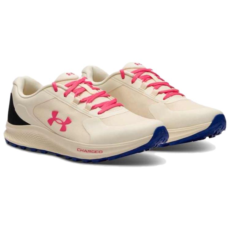 Under Armour Charged Bandit Trail 3 Breathable Low top Running Shoes Men’s Butter White