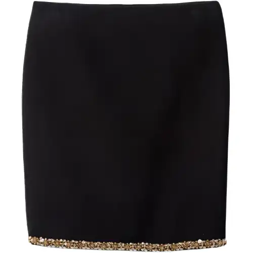 MIU MIU Casual Short Skirts Women's Black