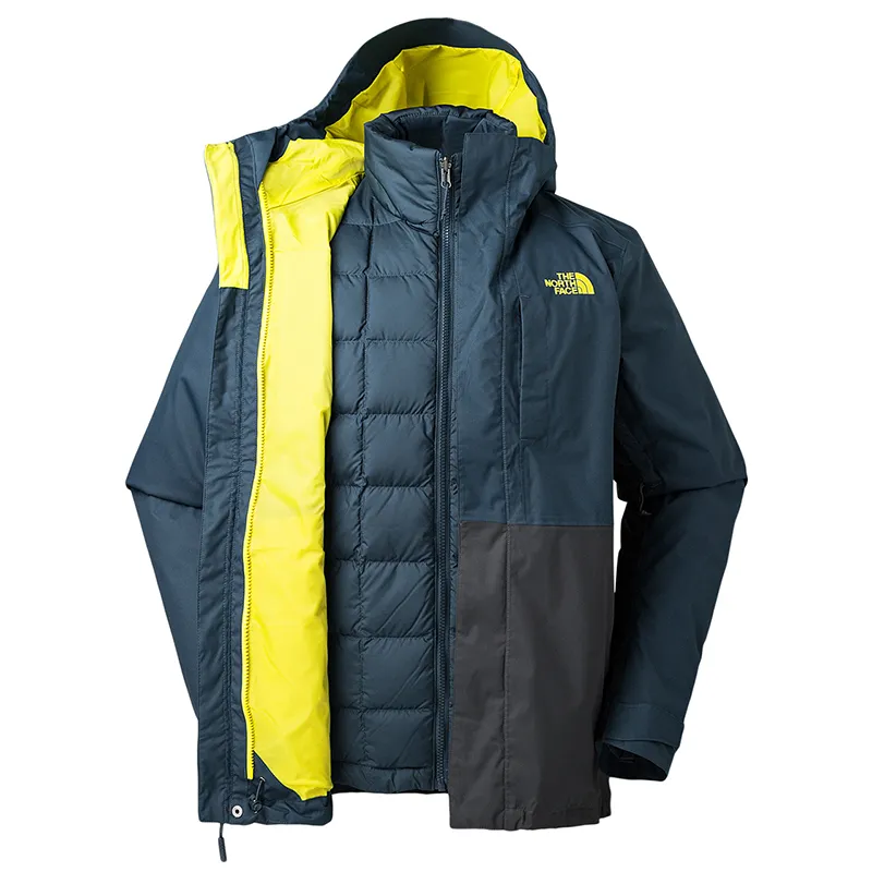 THE NORTH FACE Jackets Men's Blue Gray Hooded Moderate Other