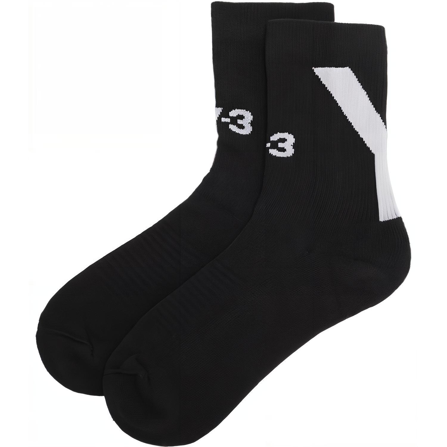 Y-3 intarsia-knit logo socks