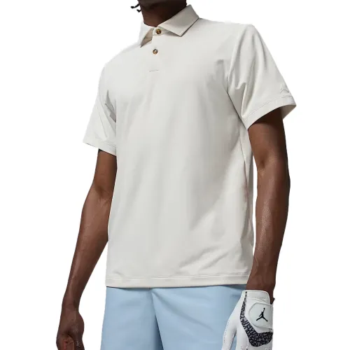 Jordan SS25 Polo Shirt Men's Phantom Gray White